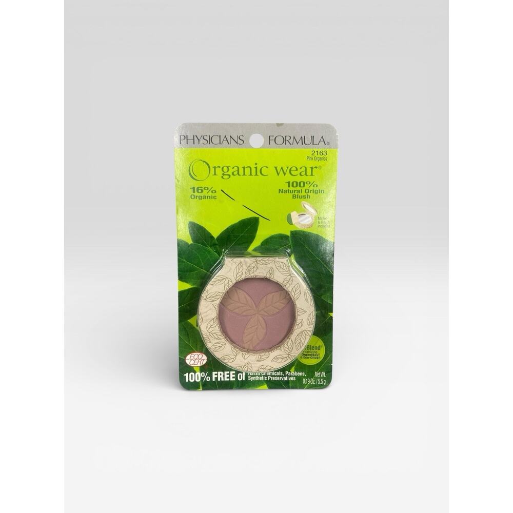 Physicians Formula Organic Wear Blush 2163 PINK ORGANICS New & Sealed